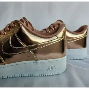 Nike | Shoes | 25 Mens Nike Air Force One Af1 Bronze White  display picture 3